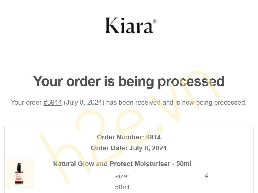 KIARA NATURAL GLOW AND PROTECT - KEM DƯỠNG 50ml