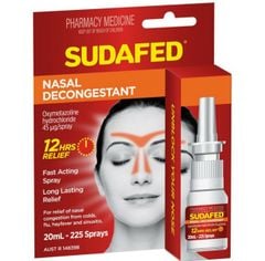 SUDAFED -  XỊT MŨI GIÚP THÔNG MŨI NHANH CHÓNG  20ML