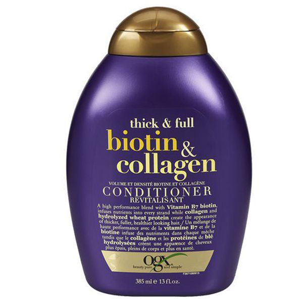 Dầu xả kích thích mọc tóc OGX Thick & Full Biotin & Collagen của Mỹ 385ml