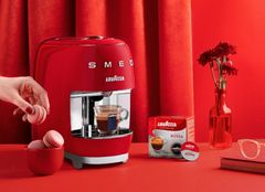 Máy pha cafe viên nén Lavazza - SMEG A Modo Mio Espresso Coffee Machine- Màu đỏ