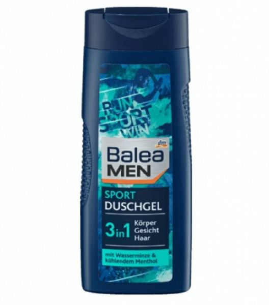 Sữa Tắm Gội Balea Men 3in1 SPORT DUSCHGEL 300ml XANH NAVY