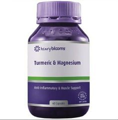Viên Uống Hỗ Trợ Giảm Đau Và Viêm Khớp Henry Blooms Turmeric & Magnesium Lọ 60 Viên