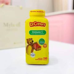 Kẹo dẻo bổ sung vitamin C và tăng sức đề kháng L’il Critters Immune C lọ 290 viên