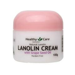 Kem Dưỡng Da Nhau Thai Cừu Và Tinh Chất Nho Healthy Care Lanolin Cream With Grape Seed Oil Lọ 100g