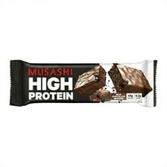 Thanh bánh protein năng lượng cao Musashi High Protein Bar Chocolate Brownie 90g