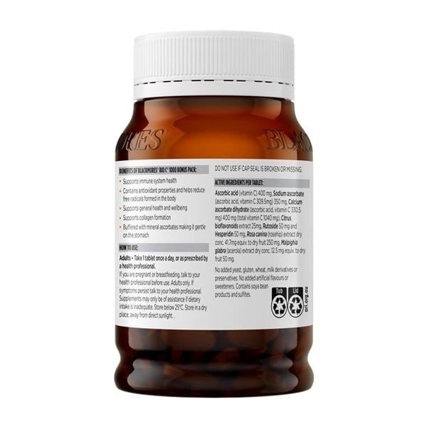 Viên Uống Bổ Sung Vitamin C Blackmores Bio C 1000 180 Viên