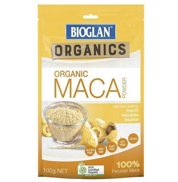 Bột Maca hữu cơ Bioglan gói 100g