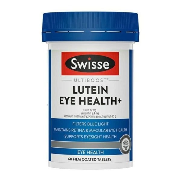 Viên uống bổ mắt, hỗ trợ thị lực Swisse Ultiboost Lutein Eye Health - 60 Viên