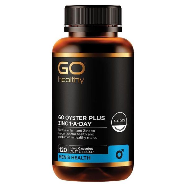 Viên uống tinh chất hàu + kẽm Go Healthy Oyster Plus Zinc của Úc 120 viên
