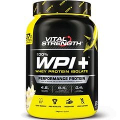 Vital Strength WPI Plus 100 Whey Protein Isolate 1Kg Vanilla