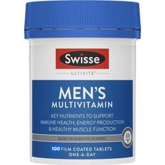 Vitamin Tổng Hợp Cho Nam Swisse Men's Multivitamin Lọ 100 Viên