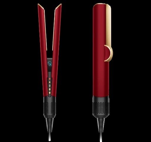 Máy sấy duỗi Dyson Airstrait (Red Velvet/Vàng)
