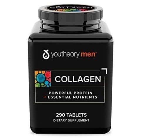 Viên uống collagen cho nam Youtheory Men Collagen Type 1, 2 & 3 của Mỹ 290 viên