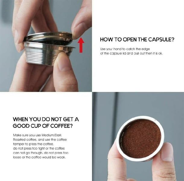 Bộ nén cafe inox dùng cho máy Lavazza Modo Mio