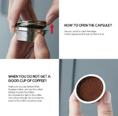 Bộ nén cafe inox dùng cho máy Lavazza Modo Mio