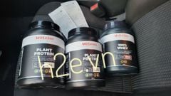 Bột Protein Tăng Cơ MUSASHI 100% WHEY Protein Powder Vị VANI - 900g Net