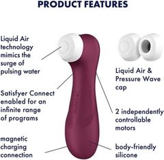 Satisfyer Pro 2 Generation 3 App Bluetooth - Máy Mát Xa Kích Thích Âm Vật Với Công Nghệ Thổi Khí Thế Hệ 3 MÀU MẬN