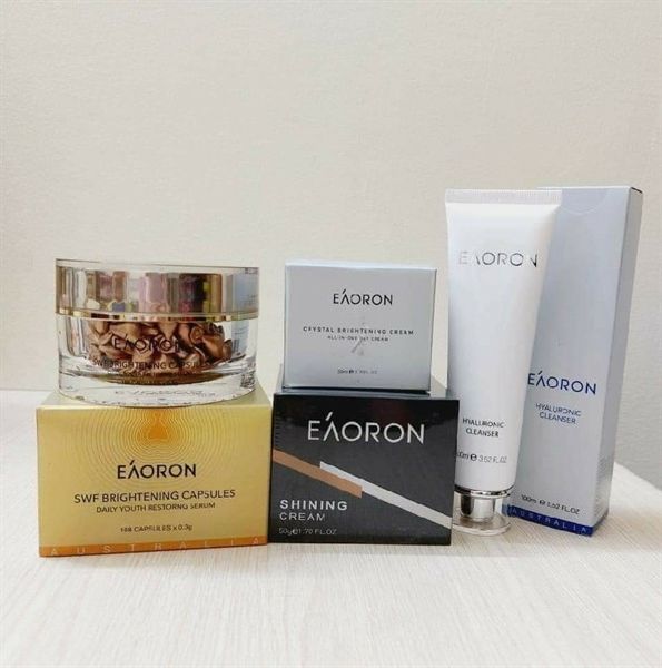 Combo Dưỡng da Hoàn hảo EAORON - Kem ngày, Kem đêm, Sữa rửa mặt, Serum collagen tươi