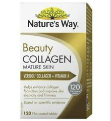 Viên uống Collagen cao cấp cho da bắt đầu lão hoá Nature's Way Beauty Collagen Mature Skin 120 Viên