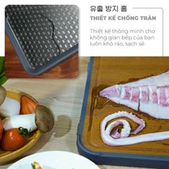 Thớt gỗ hai mặt Gume Double Sided Chopping Board từ Hàn Quốc