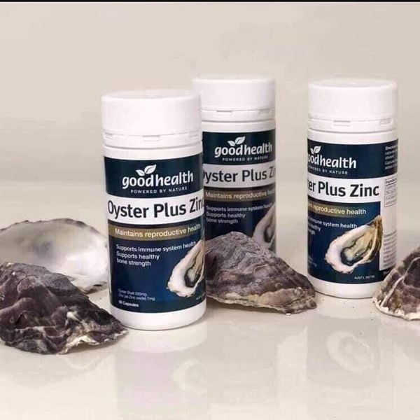 Viên uống tinh chất hàu giàu kẽm Goodhealth Oyster Plus Zinc của Úc 60 viên