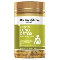 Healthy Care Lung Detox - Viên Hỗ Trợ Thải Độc Phổi 180 Viên