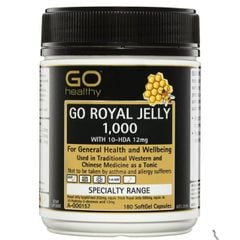 Sữa ong chúa Go Healthy Go Royal Jelly 1000mg của Úc 180 viên