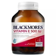 Viên uống bổ sung vitamin E tự nhiên Blackmores Vitamin E 500IU của Úc 150 viên