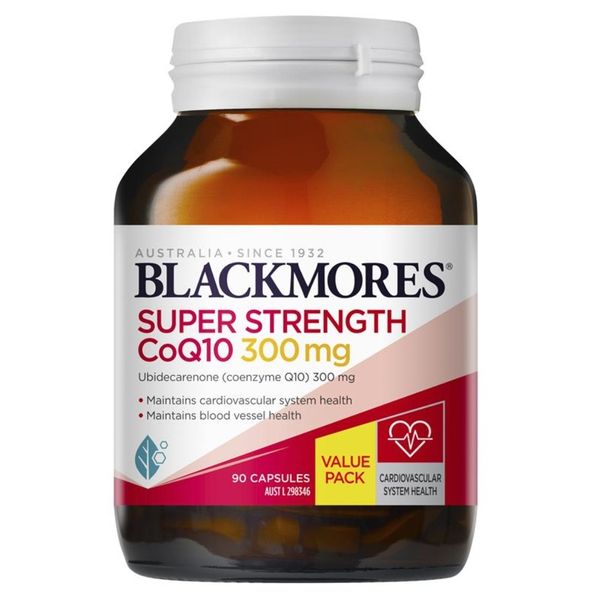 Viên uống hỗ trợ tim mạch Blackmores Super Strength CoQ10 300mg của Úc 90 viên