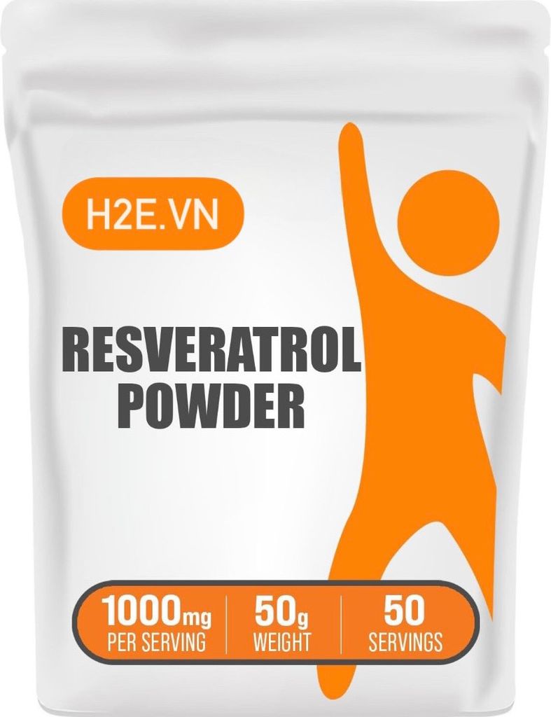 Bột chống lão hóa Resveratrol Powder 98% pure nguyên chất- gói 50g