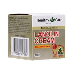 Kem nhau thai cừu Healthy Care Lanolin Sheep Placenta của Úc 100g