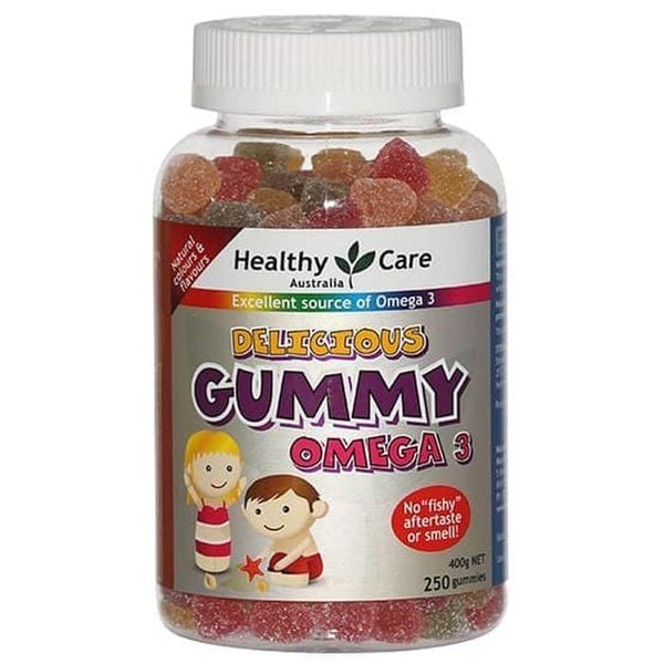 Kẹo Kids Healthy Care Gummy Omega 3 của Úc 250 Viên
