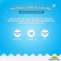 Men vi sinh cho bé Nature's Way Kids Smart Drops Probiotic của Úc 20ml