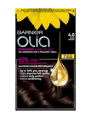 Thuốc nhuộm tóc phủ bạc Garnier Olia 4.0