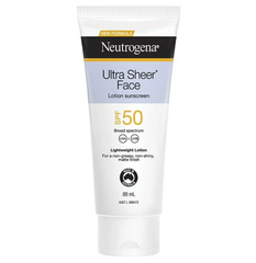 Kem chống nắng cho da mặt Neutrogena Ultra Sheer Face Lotion Sunscreen SPF 50+ 88ml