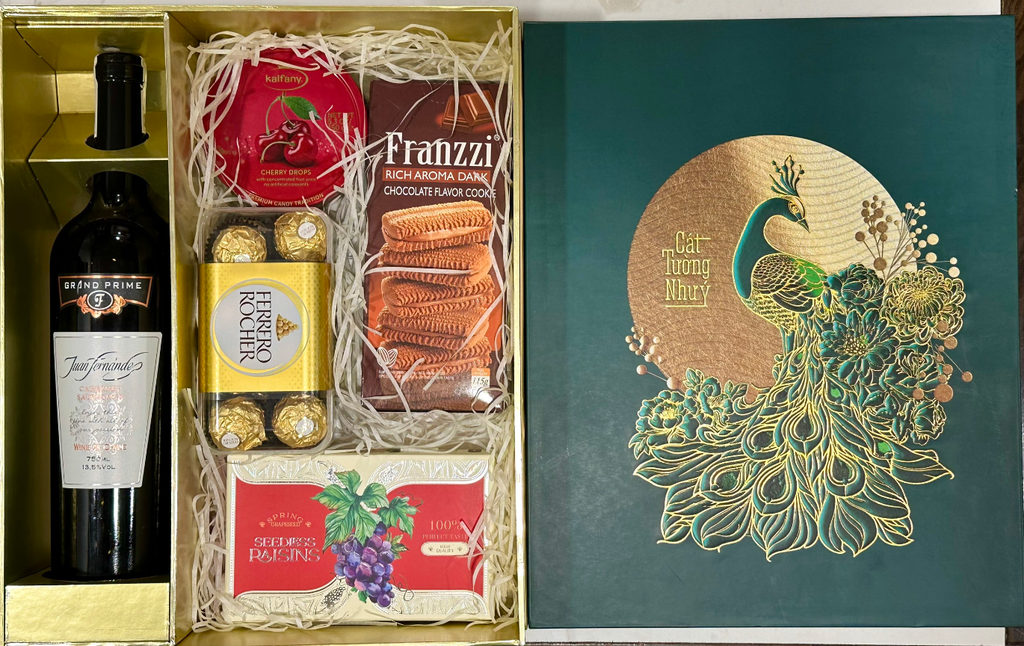 Set quà Tết Cát Tường Như Ý sang trọng 5 món