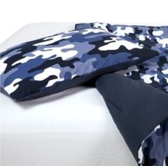 Bộ chăn bông trần và vỏ gối cho trẻ Camo