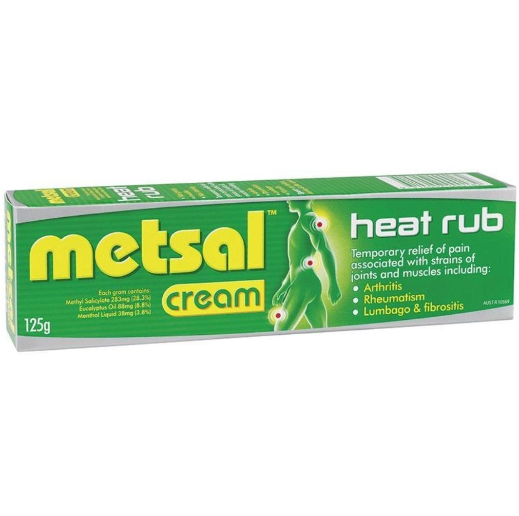 Metsal Heat Rub - Dầu Nóng Giảm Đau Tuýp 125g