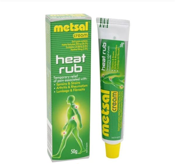 Metsal Heat Rub - Dầu Nóng Giảm Đau Tuýp 125g