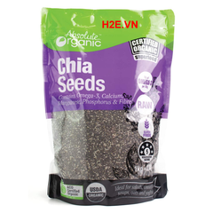 Absolute Organic Black Chia Seeds - Hạt Chia Gói 1kg