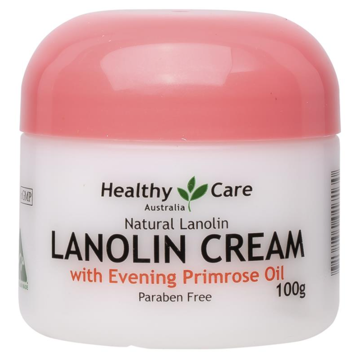 Healthy Care Lanolin Cream With Eveing Primrose Oil - Kem Cừu Với Tinh Dầu Hoa Anh Thảo 100g