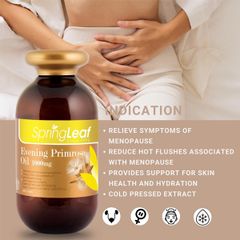 Tinh dầu hoa anh thảo Spring Leaf Evening Primrose Oil 1000mg của Úc 180 viên