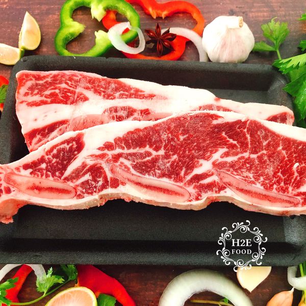 Sườn bò có xương Black Angus Canada 1kg