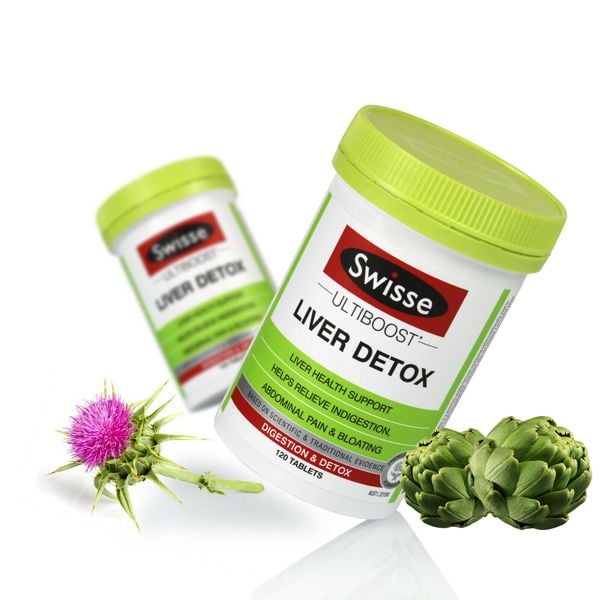 Viên uống hỗ trợ thải độc gan Swisse Ultiboost Liver Detox của Úc 120 viên