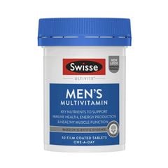 Viên uống vitamin tổng hợp cho nam giới Swisse Men's Ultivite Multivitamin của Úc 30 viên