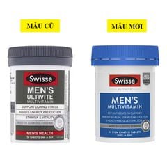 Viên uống vitamin tổng hợp cho nam giới Swisse Men's Ultivite Multivitamin của Úc 30 viên