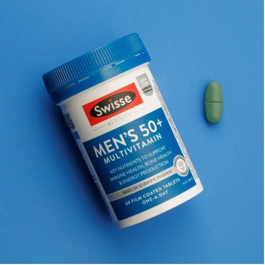 Vitamin tổng hợp cho nam trên 50 tuổi Swisse Men's Ultivite 50+ Úc- lọ 60 viên