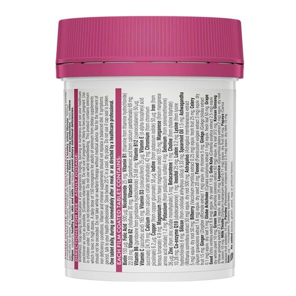Vitamin tổng hợp cho nữ Swisse Women's Ultivite Multivitamin của Úc 30 viên