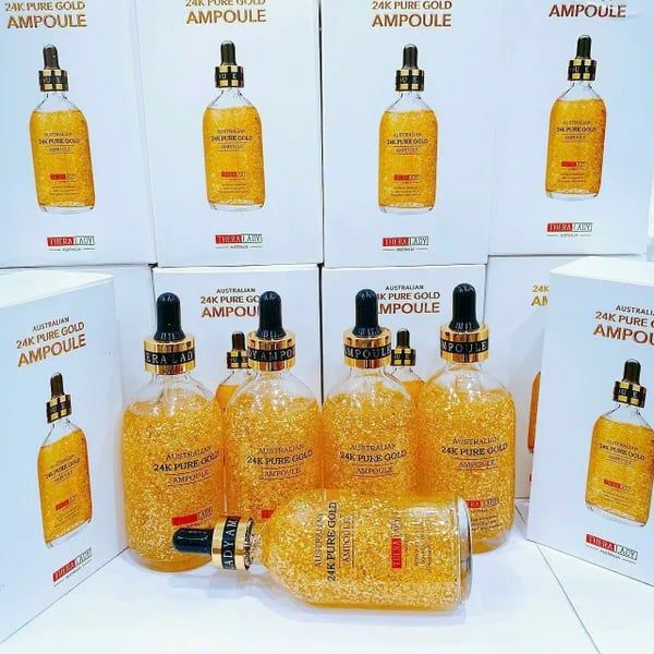 Serum dưỡng da vàng 24k Thera Lady Australia 24K Pure Gold Ampoule của Úc 100ml