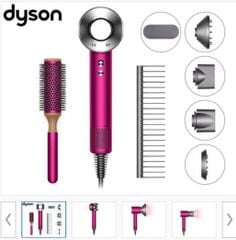 Bộ sấy tóc Dyson Supersonic tặng kèm bộ lược